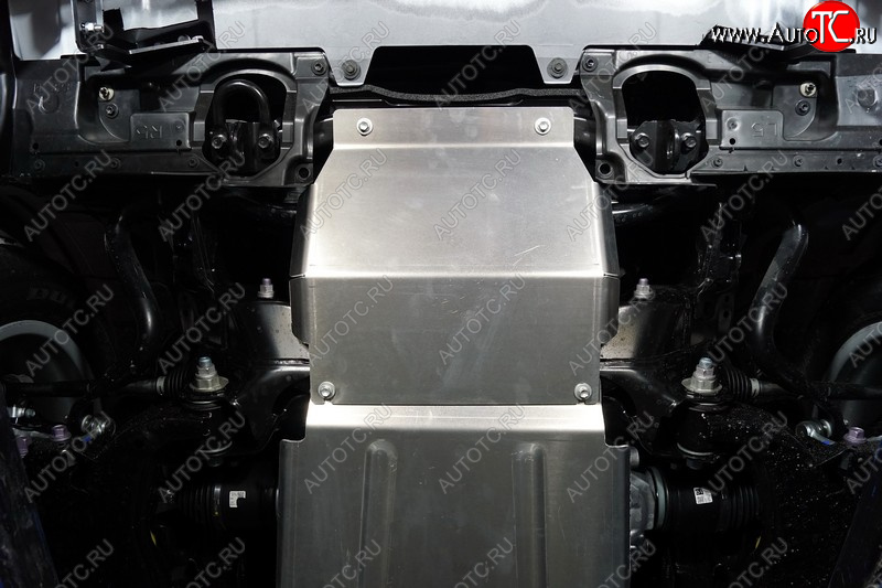 3 079 р. Защита радиатора ТСС Тюнинг Toyota Land Cruiser J300 дорестайлинг (2021-2025) (алюминий 4 мм)  с доставкой в г. Майкоп
