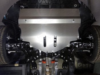 Защита картера и КПП ТСС Тюнинг Volkswagen Polo Mk5 хэтчбэк 3 дв. (2010-2015) (алюминий 4 мм)