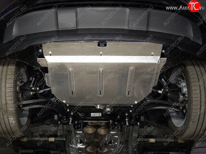 11 399 р. Защита картера и КПП ТСС Тюнинг  Volkswagen Teramont  CA1 (2016-2020) дорестайлинг (алюминий 4 мм)  с доставкой в г. Майкоп