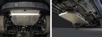Защиты комплект (картер, бак) ТСС Тюнинг Volkswagen Teramont  CA1 (2016-2020) дорестайлинг (алюминий 4 мм)