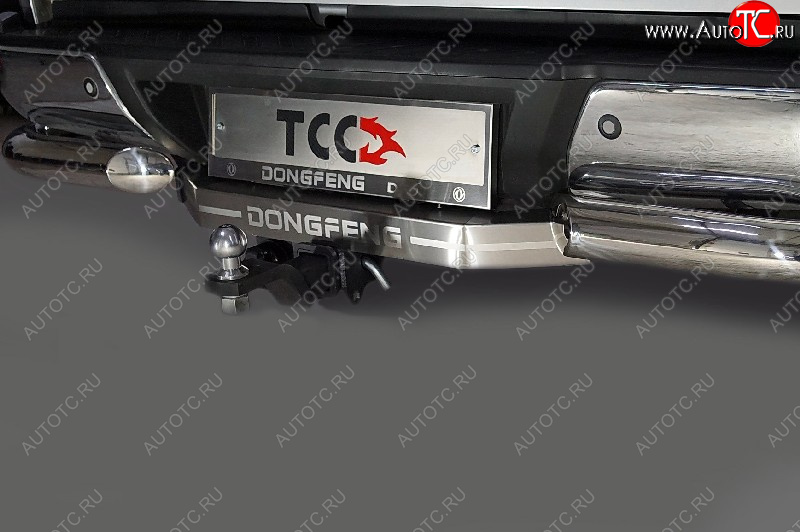 23 999 р. Фаркоп (тягово-сцепное устройство) ТСС Тюнинг  Dong Feng DF6 (2022-2025) пикап (оцинкованный, шар E нержавейка, надпись DongFeng)  с доставкой в г. Майкоп