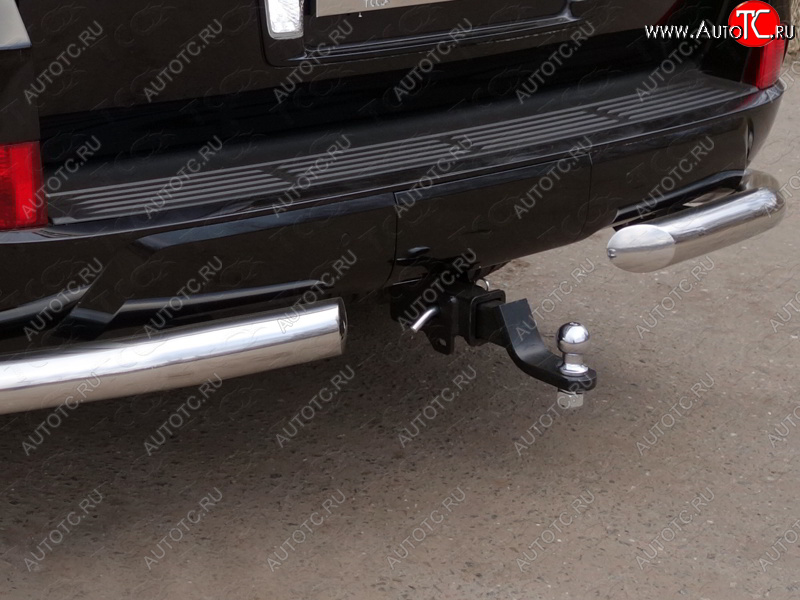 12 399 р. Фаркоп (тягово-сцепное устройство) (кроме F-Sport) ТСС Тюнинг Lexus LX570 J200 2-ой рестайлинг (2015-2022) (оцинкованный, шар E)  с доставкой в г. Майкоп