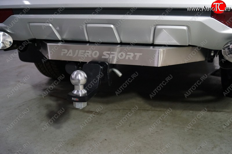 17 449 р. Фаркоп (тягово-сцепное устройство) ТСС Тюнинг  Mitsubishi Pajero Sport  QF (2019-2022) рестайлинг (надпись Pajero Sport, шар Е)  с доставкой в г. Майкоп