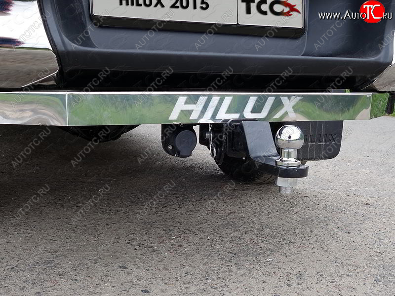 18 499 р. Фаркоп (тягово-сцепное устройство) ТСС Тюнинг Toyota Hilux AN120 дорестайлинг (2016-2020) (шар Е)  с доставкой в г. Майкоп