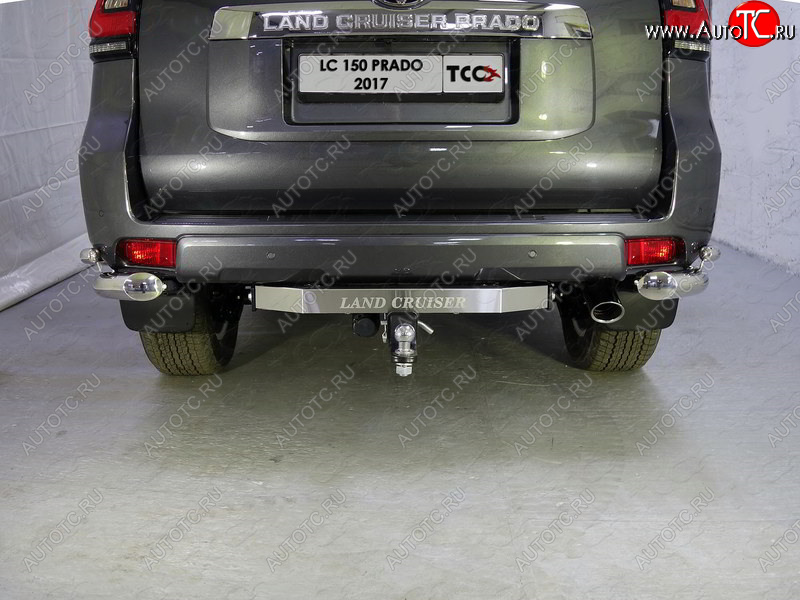 17 499 р. Фаркоп (тягово-сцепное устройство) ТСС Тюнинг  Toyota Land Cruiser Prado  J150 (2009-2020) дорестайлинг, 1-ый рестайлинг, 2-ой рестайлинг (надпись Land Cruiser. шар E)  с доставкой в г. Майкоп