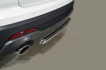 Защита задняя (нержавейка d42,4 мм), ТСС Тюнинг Changan CS35 Plus (2021-2025) рестайлинг