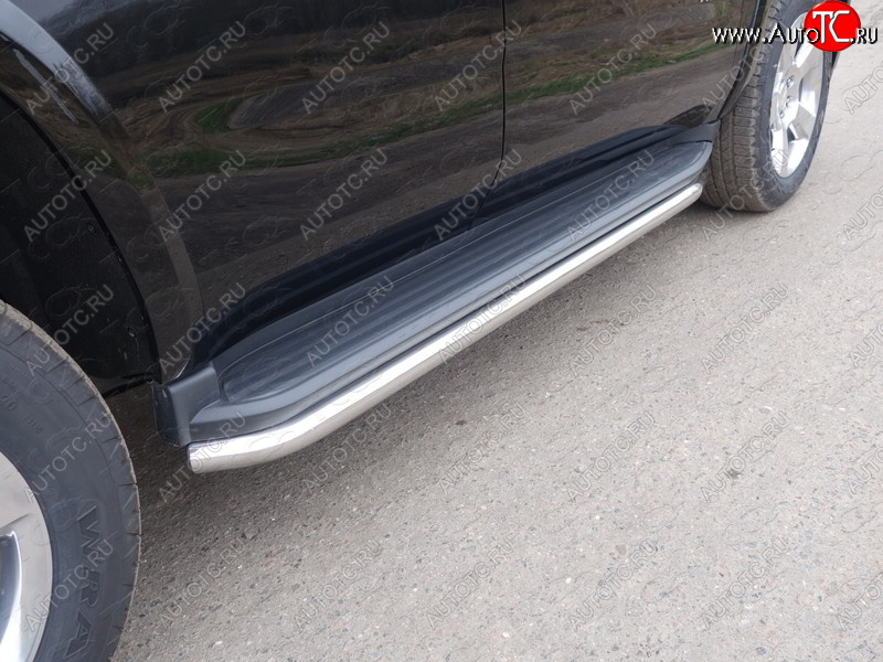 27 449 р. Защита порогов алюминий 60,3 мм, ТСС Тюнинг  Chevrolet Tahoe  K2UC (2014-2021)  с доставкой в г. Майкоп