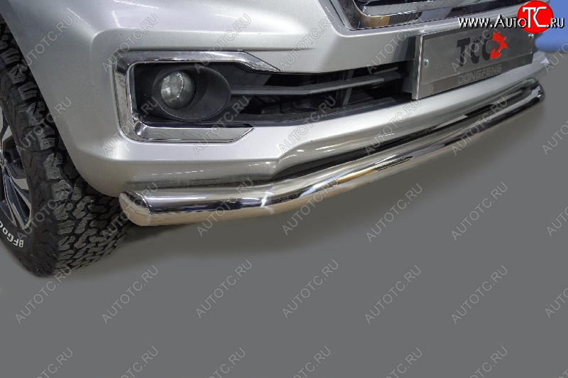21 099 р. Защита переднего бампера нижняя d76,1 мм (Luxury ) ТСС Тюнинг  Dong Feng DF6 (2022-2025) пикап (нержавейка)  с доставкой в г. Майкоп