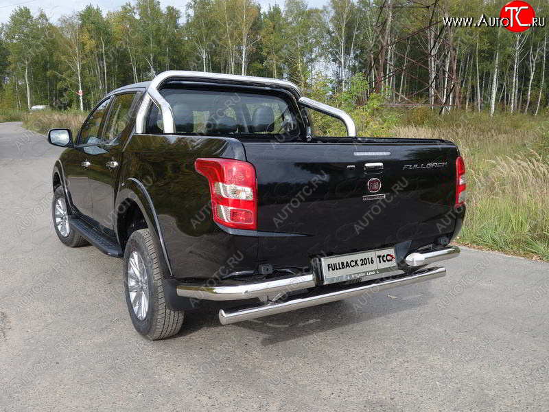54 999 р. Защита кузова (для крышки) d71,6 мм ТСС Тюнинг  Fiat Fullback (2016-2018) (нержавейка)  с доставкой в г. Майкоп