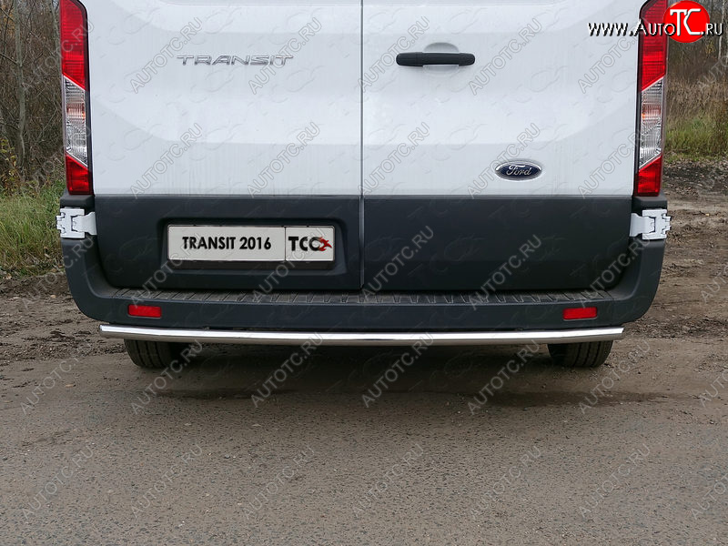 18 999 р. Защита задняя (нержавейка d42,4 мм), ТСС Тюнинг  Ford Transit (2014-2022) цельнометаллический фургон  с доставкой в г. Майкоп