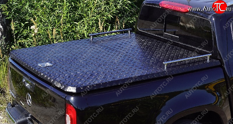5 549 р. Рейлинги короткие ТСС Тюнинг  Great Wall Wingle 7 (2018-2023) пикап (нержавеющая сталь)  с доставкой в г. Майкоп