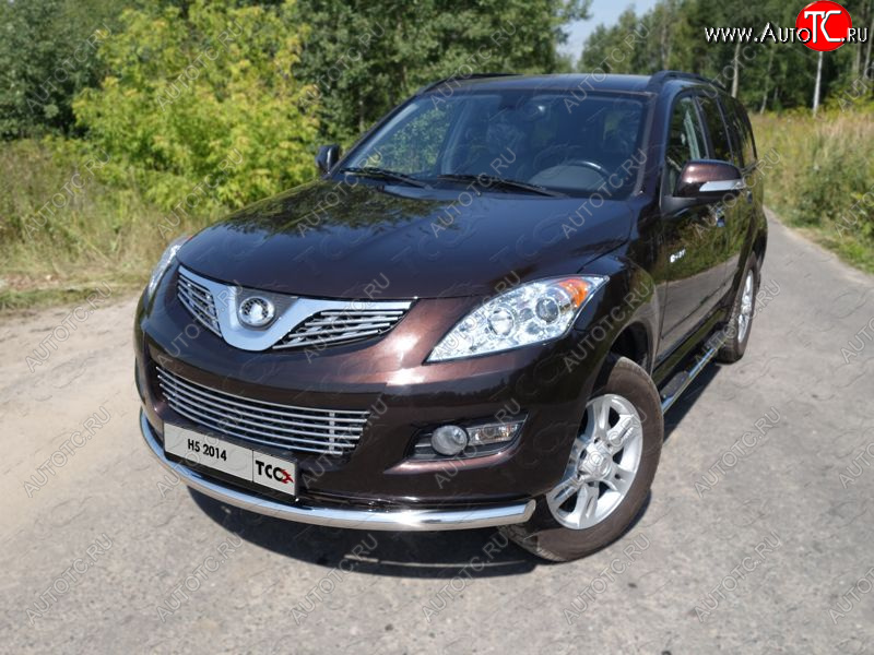 15 999 р. Защита переднего бампера нижняя d60,3 мм ТСС Тюнинг  Great Wall Hover H5 (2010-2017) (нержавейка)  с доставкой в г. Майкоп