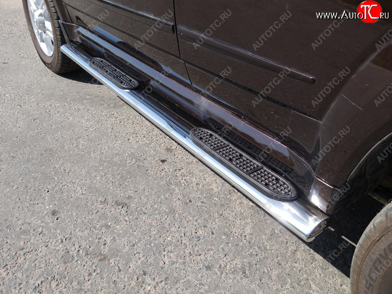 38 799 р. Пороги овальные с накладкой 120х60 мм Haval H5 рестайлинг (2020-2023) (серые)  с доставкой в г. Майкоп