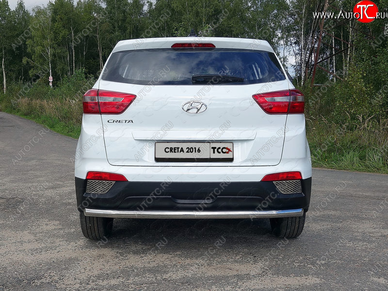 15 999 р. Защита задняя (нержавейка 60,3 мм) ТСС Тюнинг Hyundai Creta GS дорестайлинг (2015-2019)  с доставкой в г. Майкоп