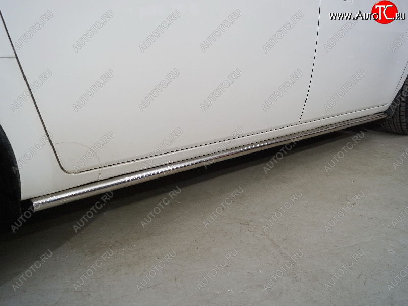 29 449 р. Защита порогов труба d42,4 мм ТСС Тюнинг  Hyundai Staria  US4 (2021-2022) (серые)  с доставкой в г. Майкоп