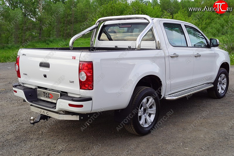 54 999 р. Защита кузова (только для кузова) d76,1 мм ТСС Тюнинг  JAC T6 (2018-2024) пикап (нержавейка)  с доставкой в г. Майкоп