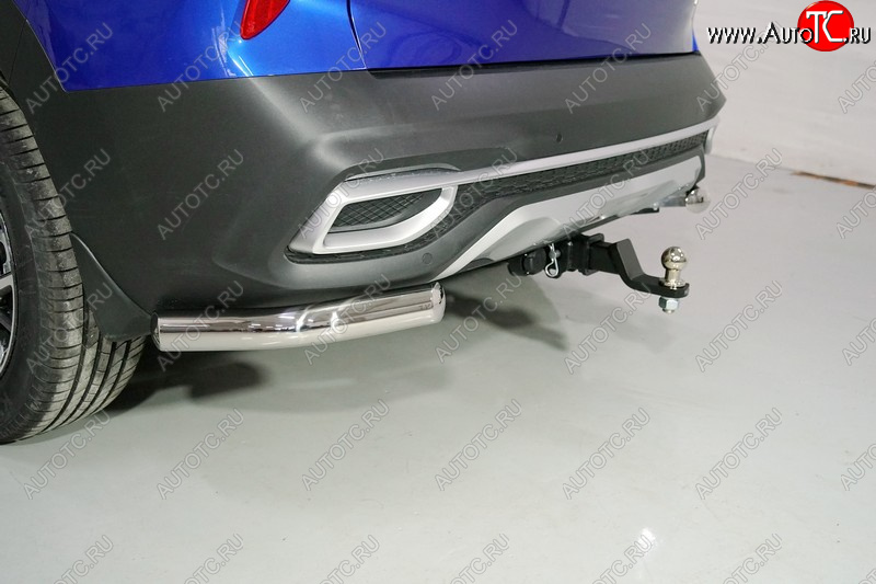 12 699 р. Защита заднего бампера (уголки, d60,3 мм) TCC  KIA Seltos (2019-2025)  с доставкой в г. Майкоп