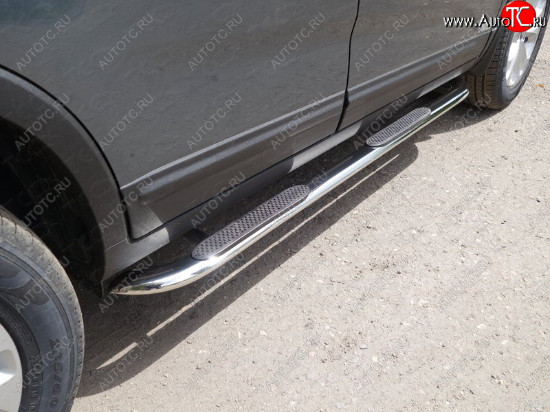 35 999 р. Пороги овальные гнутые с накладкой 75х42 мм KIA Sorento UM/Prime рестайлинг (2018-2020) (серые)  с доставкой в г. Майкоп