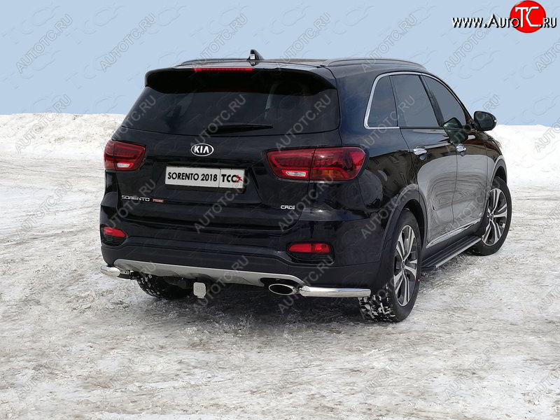 17 649 р. Защита задняя (уголки) 60,3 мм  kiasorpr18-29  с доставкой в г. Майкоп