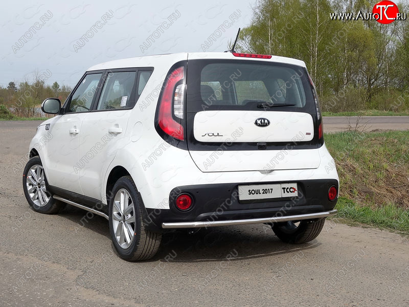 15 999 р. Защита задняя (нержавейка d42,4 мм), ТСС Тюнинг  KIA Soul  PS (2017-2019) рестайлинг  с доставкой в г. Майкоп