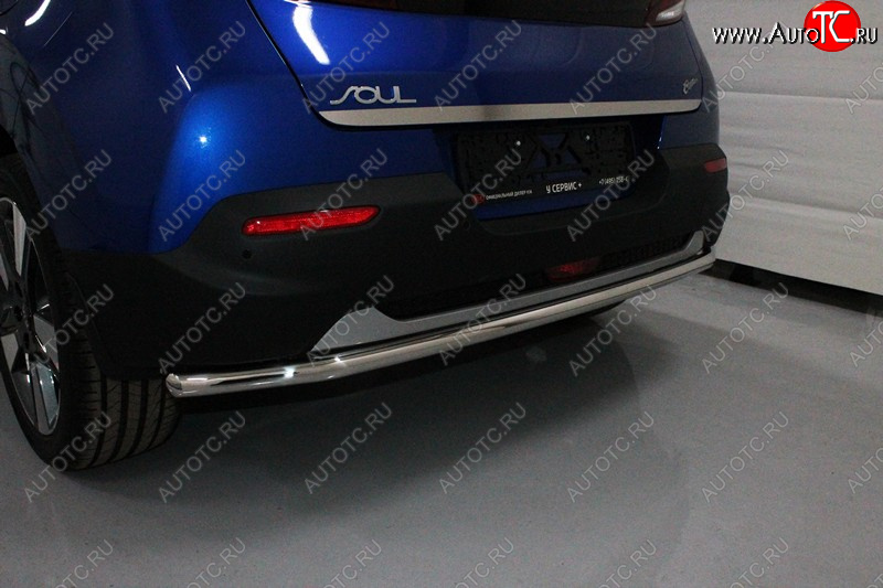 14 699 р. Защита задняя (нержавейка d42,4 мм), ТСС Тюнинг KIA Soul SK3 (2018-2022)  с доставкой в г. Майкоп