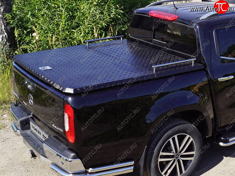 5 549 р. Рейлинги короткие ТСС Тюнинг  Mercedes-Benz X class  W470 (2017-2020) (нержавеющая сталь)  с доставкой в г. Майкоп