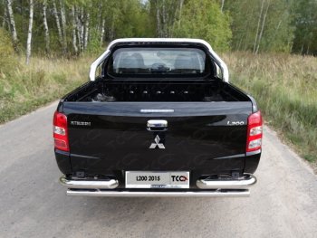 Защита кузова d76,1 мм (только для кузова) ТСС Тюнинг Mitsubishi L200 5 KK,KL дорестайлинг (2015-2019)