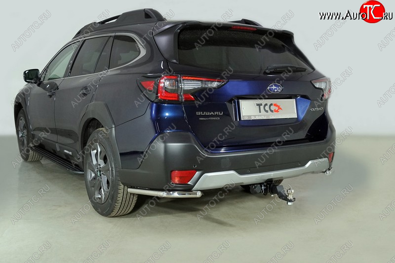 17 099 р. Защита заднего бампера (уголки, d42,4 мм) TCC  Subaru Outback  BT (2019-2025) универсал  с доставкой в г. Майкоп