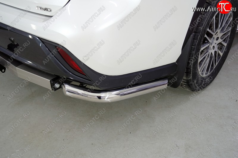 18 499 р. Защита заднего бампера (уголки, d60,3 мм) TCC Toyota Highlander XU70 (2020-2025)  с доставкой в г. Майкоп