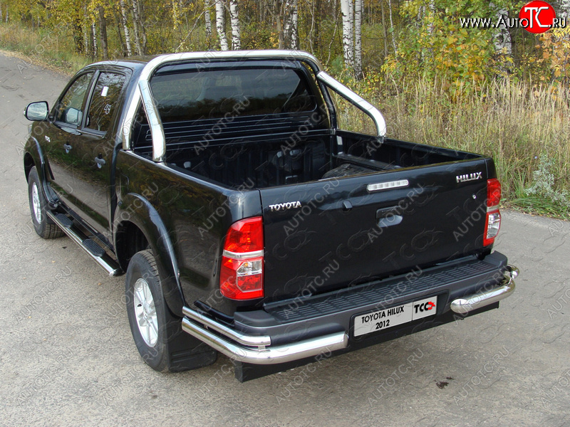54 999 р. Защита кузова d76,1 мм (только для кузова) ТСС Тюнинг  Toyota Hilux  AN20,AN30 (2011-2016)  2-ой рестайлинг (нержавейка)  с доставкой в г. Майкоп