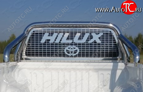 67 999 р.  Защита кузова и заднего стекла (нержавейка Ø76,1) ТСС Тюнинг  Toyota Hilux  AN120 (2016-2025) дорестайлинг, 1-ый рестайлинг, 2-ой рестайлинг (без крышки)  с доставкой в г. Майкоп