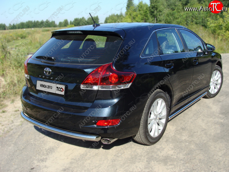 18 999 р. Защита задняя (центральная нержавейка 60,3 мм) ТСС Тюнинг  Toyota Venza  GV10 (2012-2016) рестайлинг  с доставкой в г. Майкоп