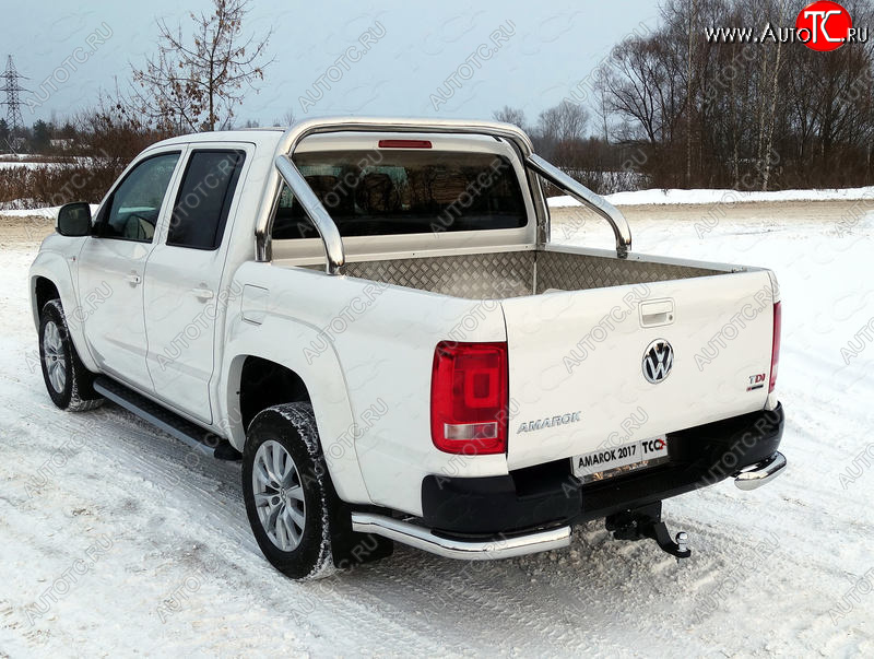 54 999 р. Защита кузова (для кузова) d 76,1 мм ТСС Тюнинг Volkswagen Amarok рестайлинг (2016-2022) (нержавейка)  с доставкой в г. Майкоп