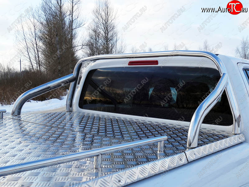 67 999 р. Защита кузова d 75х42 мм (для крышки) ТСС Тюнинг  Volkswagen Amarok (2016-2022) рестайлинг (нержавейка)  с доставкой в г. Майкоп