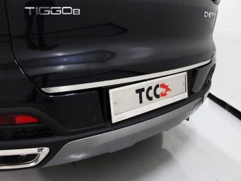 Накладка на заднюю дверь, ТСС Тюнинг Chery Tiggo 8  (T18) (2019-2025) рестайлинг (лист шлифованный)