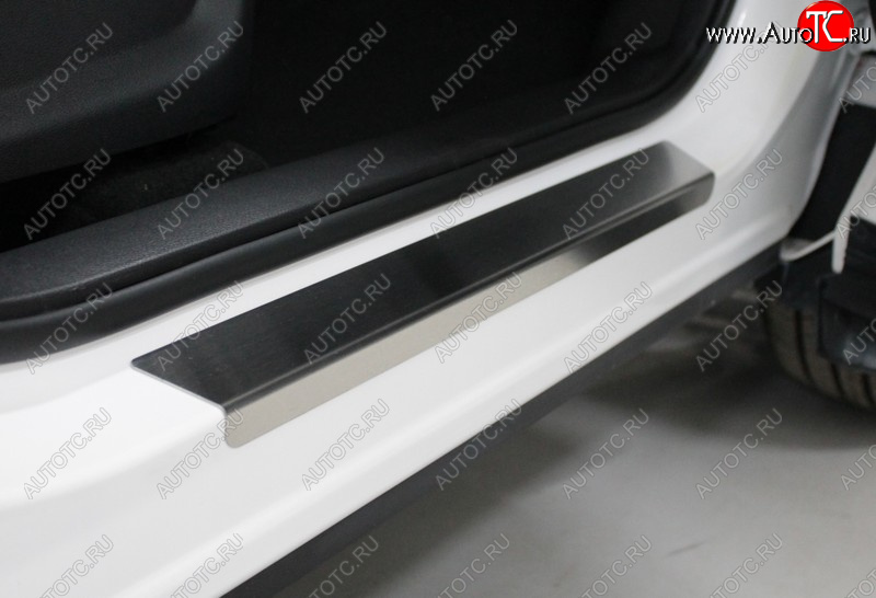 3 879 р. Накладки на пороги, ТСС Тюнинг  Chery Tiggo 7 PRO (2019-2025) (лист шлифованный)  с доставкой в г. Майкоп