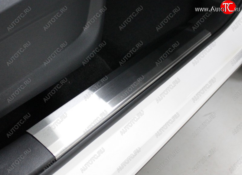 4 199 р. Накладки на пластиковые пороги, ТСС Тюнинг  Chery Tiggo 7 PRO (2019-2025) (лист шлифованный)  с доставкой в г. Майкоп