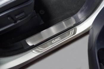 Накладки на пластиковые пороги, ТСС Тюнинг GAC GN8 (2020-2023) (лист шлифованный)