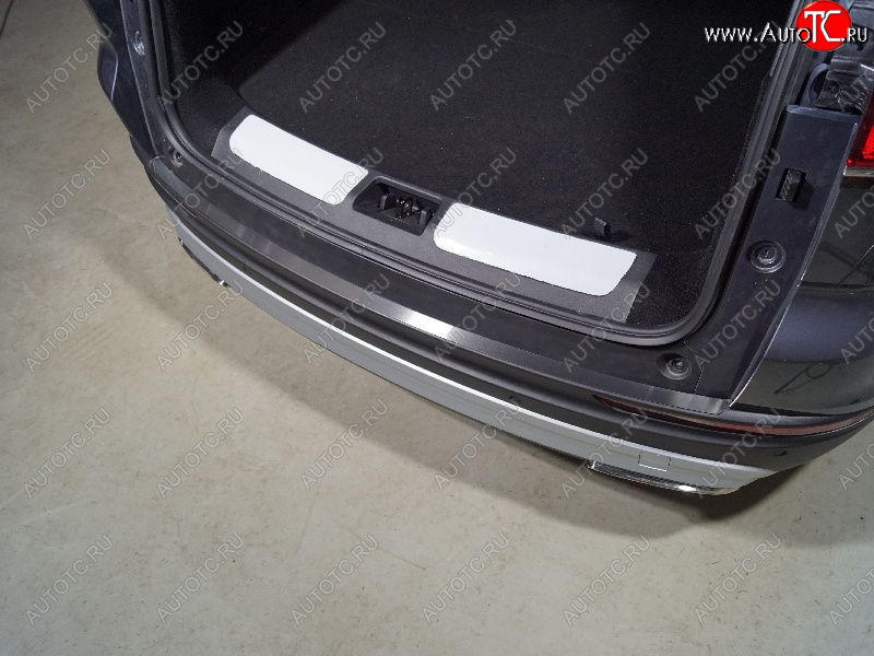 2 179 р. Накладка на задний бампер лист шлифованный, ТСС Тюнинг  Geely Atlas Pro  NL3 (2019-2025) (Лист шлифованный)  с доставкой в г. Майкоп