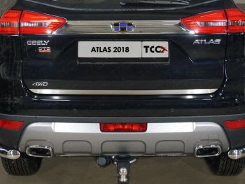 Накладка на заднюю дверь, ТСС Тюнинг Geely Atlas  NL3 (2016-2022) (Лист шлифованный)