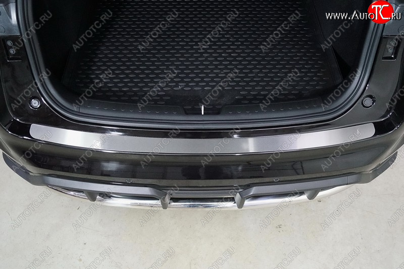 3 199 р. Накладка на задний бампер лист шлифованный, ТСС Тюнинг  Haval F7x (2022-2024) рестайлинг (Лист шлифованный)  с доставкой в г. Майкоп