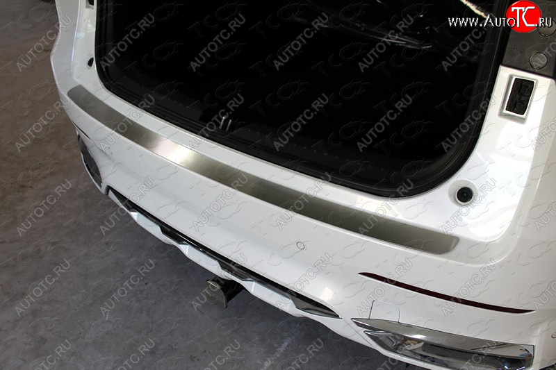 2 769 р. Накладка на задний бампер лист шлифованный, ТСС Тюнинг  Haval F7 (2018-2022)  дорестайлинг (Лист шлифованный)  с доставкой в г. Майкоп