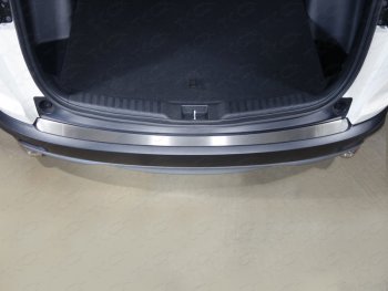 Накладка на задний бампер лист шлифованный, ТСС Тюнинг Honda CR-V  RW,RT (2016-2020) дорестайлинг (Лист шлифованный)