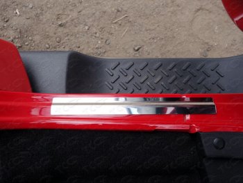 Накладки на пороги ТСС Тюнинг Jeep Wrangler  JK (2006-2010) 3 дв. дорестайлинг (шлифованные)