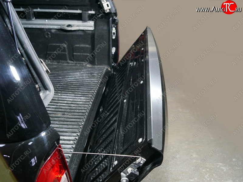 8 899 р. Накладка на задний бампер, ТСС Тюнинг  Mercedes-Benz X class  W470 (2017-2020) (Лист шлифованный)  с доставкой в г. Майкоп
