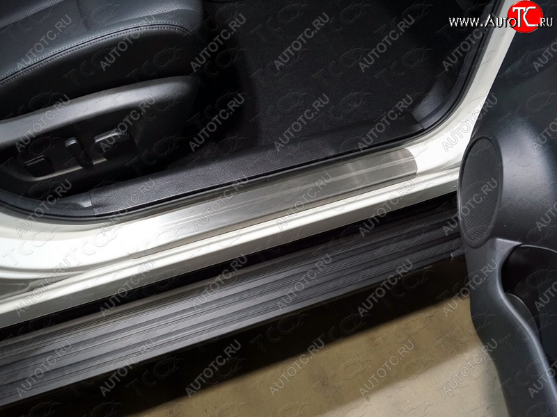 3 659 р.  Накладки на пороги, ТСС Тюнинг Nissan Qashqai 2 J11 рестайлинг (2017-2022) (лист шлифованный)  с доставкой в г. Майкоп