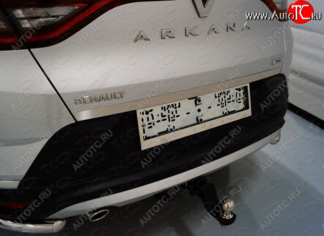 1 659 р. Накладки на заднюю дверь, ТСС Тюнинг  Renault Arkana (2019-2025) (лист шлифованный)  с доставкой в г. Майкоп