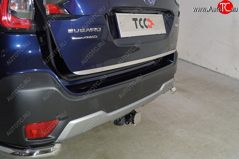 2 349 р. Накладка на заднюю дверь, ТСС Тюнинг  Subaru Outback  BT (2019-2025) универсал (лист шлифованный)  с доставкой в г. Майкоп