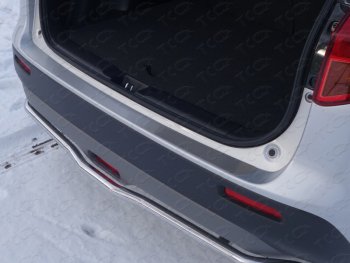 Накладка на задний бампер, ТСС Тюнинг Suzuki Vitara  LY (2015-2019) дорестайлинг (Лист шлифованный)