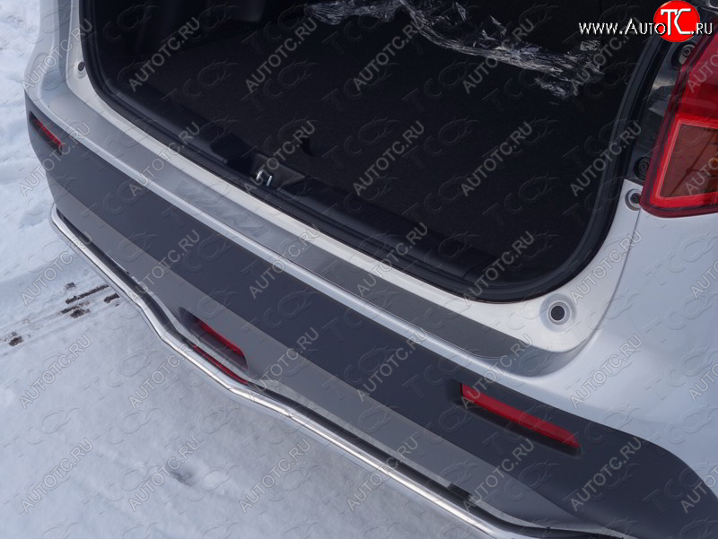 2 999 р. Накладка на задний бампер, ТСС Тюнинг  Suzuki Vitara  LY (2015-2019) дорестайлинг (лист шлифованный надпись Vitara)  с доставкой в г. Майкоп